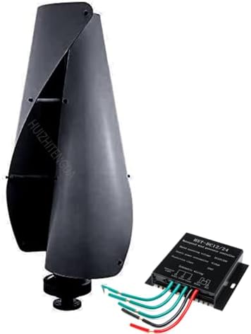 12000W 24V Wind Turbine Generator Kit with Blades & Charge Controller - Low Start-Up Wind Speed, Ideal for Marine & Home Renewable Energy Solutions