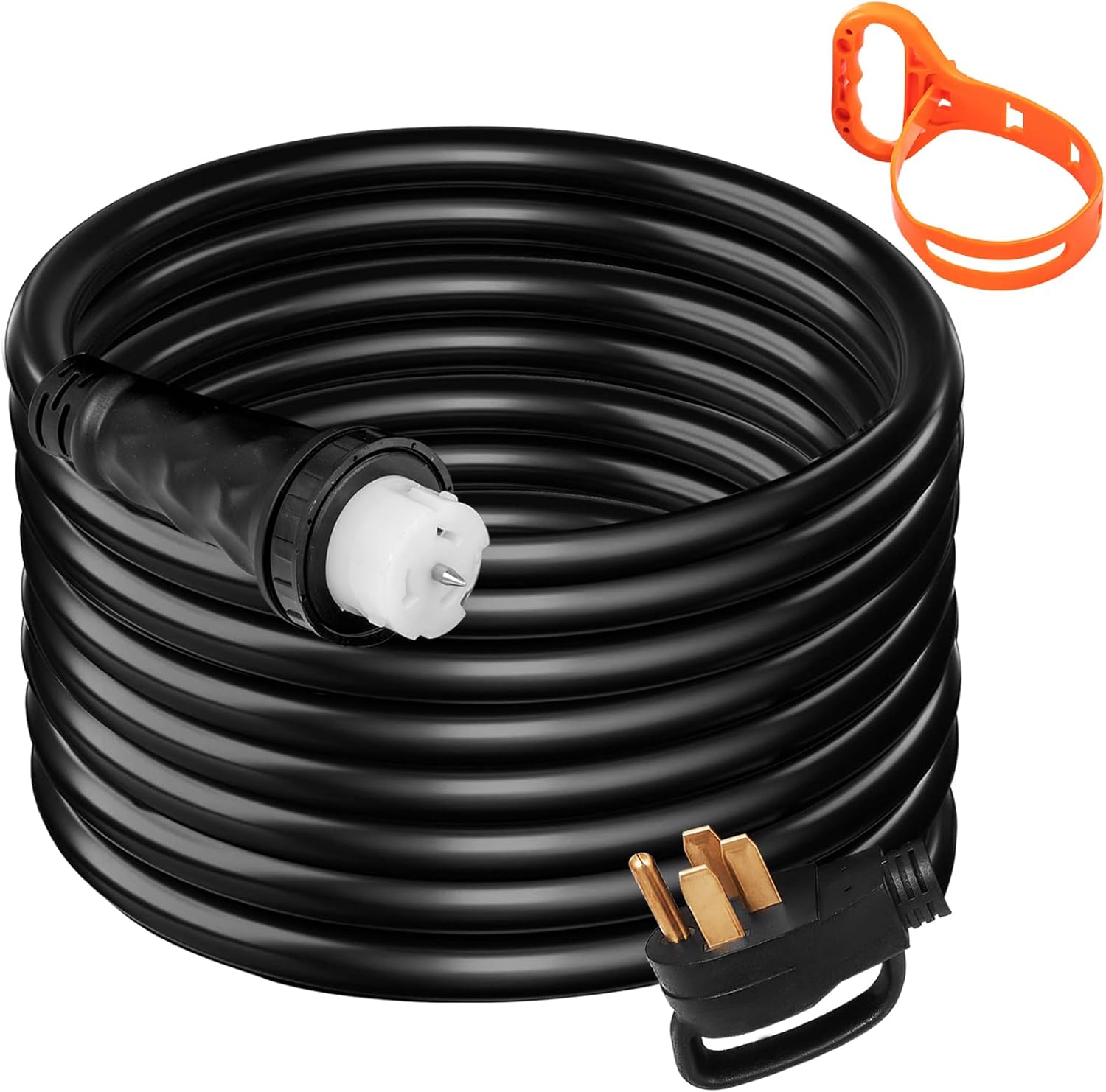 Happybuy 20FT Generator Power Cord 50A 125/250V Locking Connector, 14-50P to CS6364 for Outdoor, Emergency, RV Use