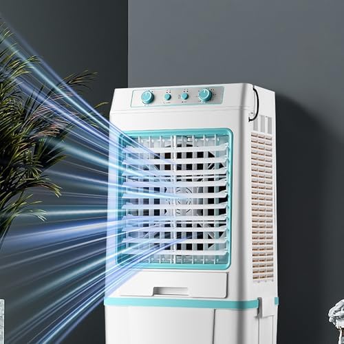 Portable Air Conditioners, Evaporative Air Cooler with 3 Speeds, Fast Cooling Windowless Portable Evaporative Coolers for Home Use(Orange)