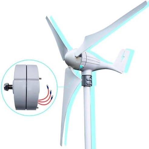 10000W Low Noise Gearless Wind Power Generator Kit, Efficient Permanent Magnet Turbine for Renewable Energy, 12V 24V 48V 220V Water Turbine System