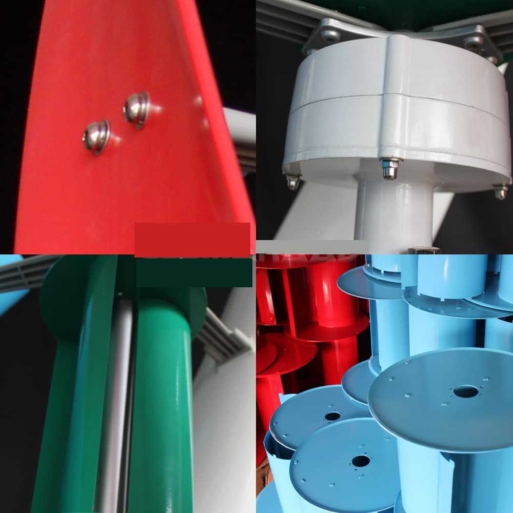 Wind Turbine, 1500W Wind Generator Inner Air Duct Alternative Energy Wind Turbine Power Permanent Maglev 12v 24v with MPPT Controller(MPPT Controller,Multicolor_12V)