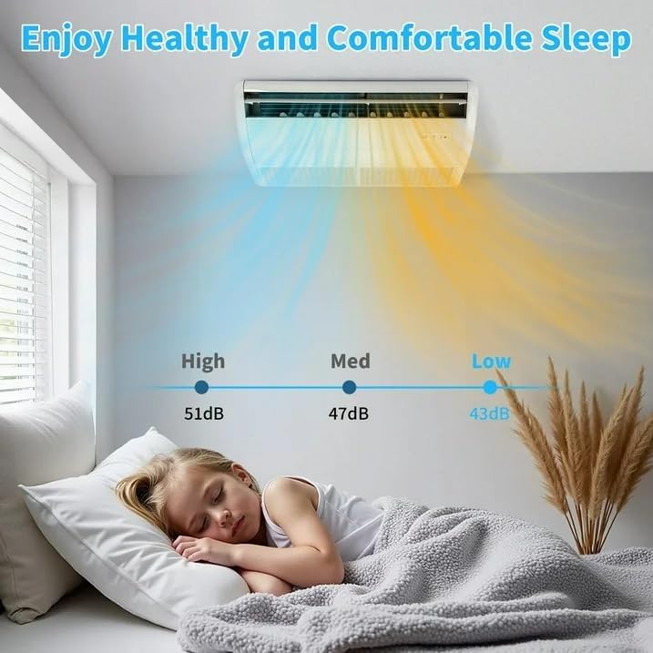 Bonnlo 22200 BTU Floor Ceiling Mounted Air Conditioner with Inverter & Remote Control, 23 SEER2 Ductless Mini Split AC/Heating System with Pre-Charged Condenser, Heat Pump & Installation Kit, 230V