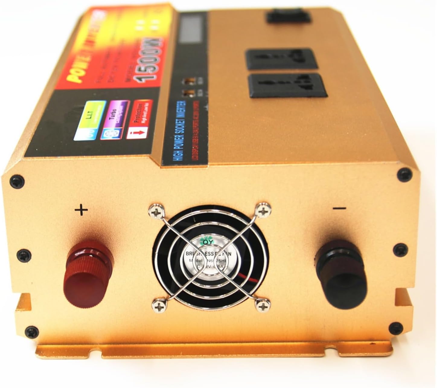 1500W Modified Wave Inverter 12V to 220V Household Power Converter with LCD Display(12V 110V)