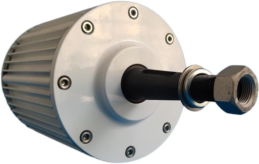 Wind Turbine, Low RPM Speed 10kw 20kw 30kw 500RPM 48V 96V Gearless Permanent Magnet Generator AC Alternators Use for Wind/Water Turbine(with Base,96V_20000W)