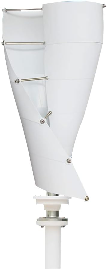 Wind Turbine, 3000W Wind Tubine Generator Vertical Turbine Alternative Free Energy Windmill 24V 48V MPPT Controller Wind System(Wind Turbine only,24V)