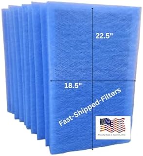 Fast-Shipped-Filters 10 Pack 20x25 Replacement Filters Designed to Fit with MicroPower Guard One Hour Air Cleaner Refill Blue