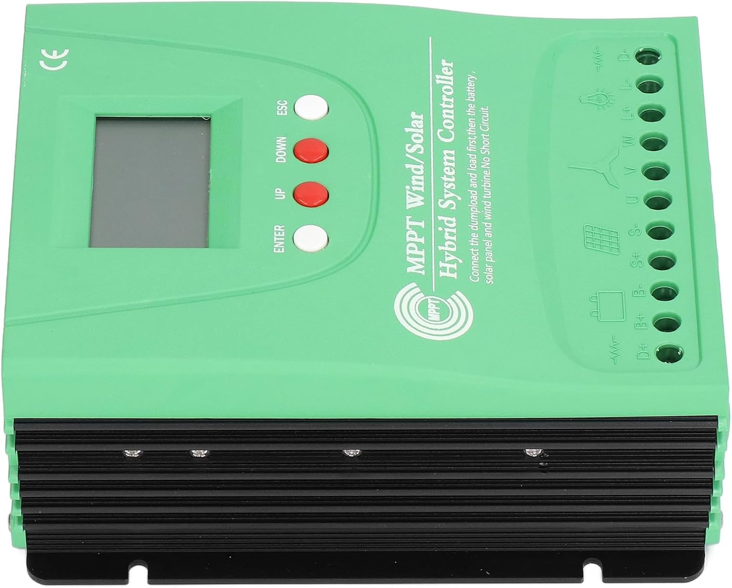 12V 24V Wind Solar Hybrid Charge Controller with LCD Display MPPT Boost Charge Wind Solar Controller (GPI1010K)
