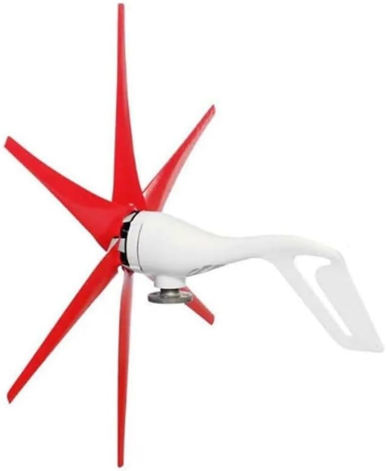 800W 6 Blade Wind Turbine Generator, 12V 24V Small Windmill Generator for Boats, Terraces, RVs, Cabins or Home(12 V)