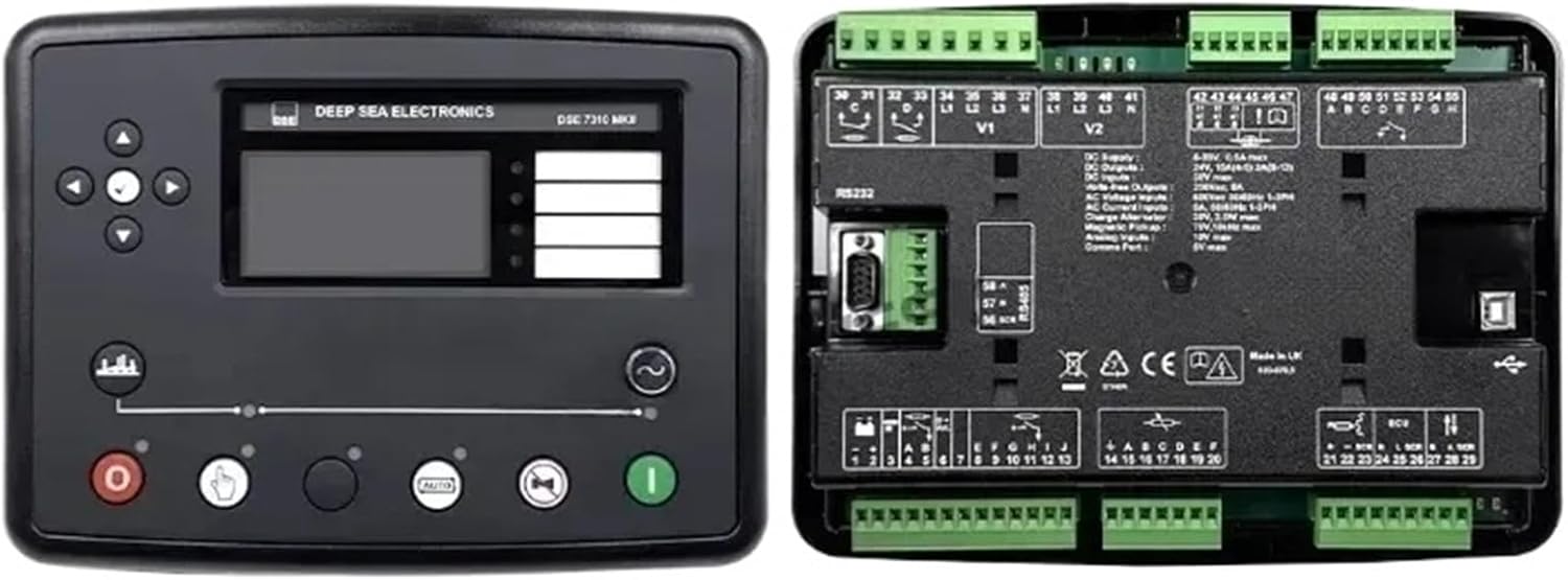 Deep Sea Diesel Generator Auto Start Control Module LCD Display Controller Panel DSE7320 MKII DSE7320 DSE7310(DSE7310MKII Original)