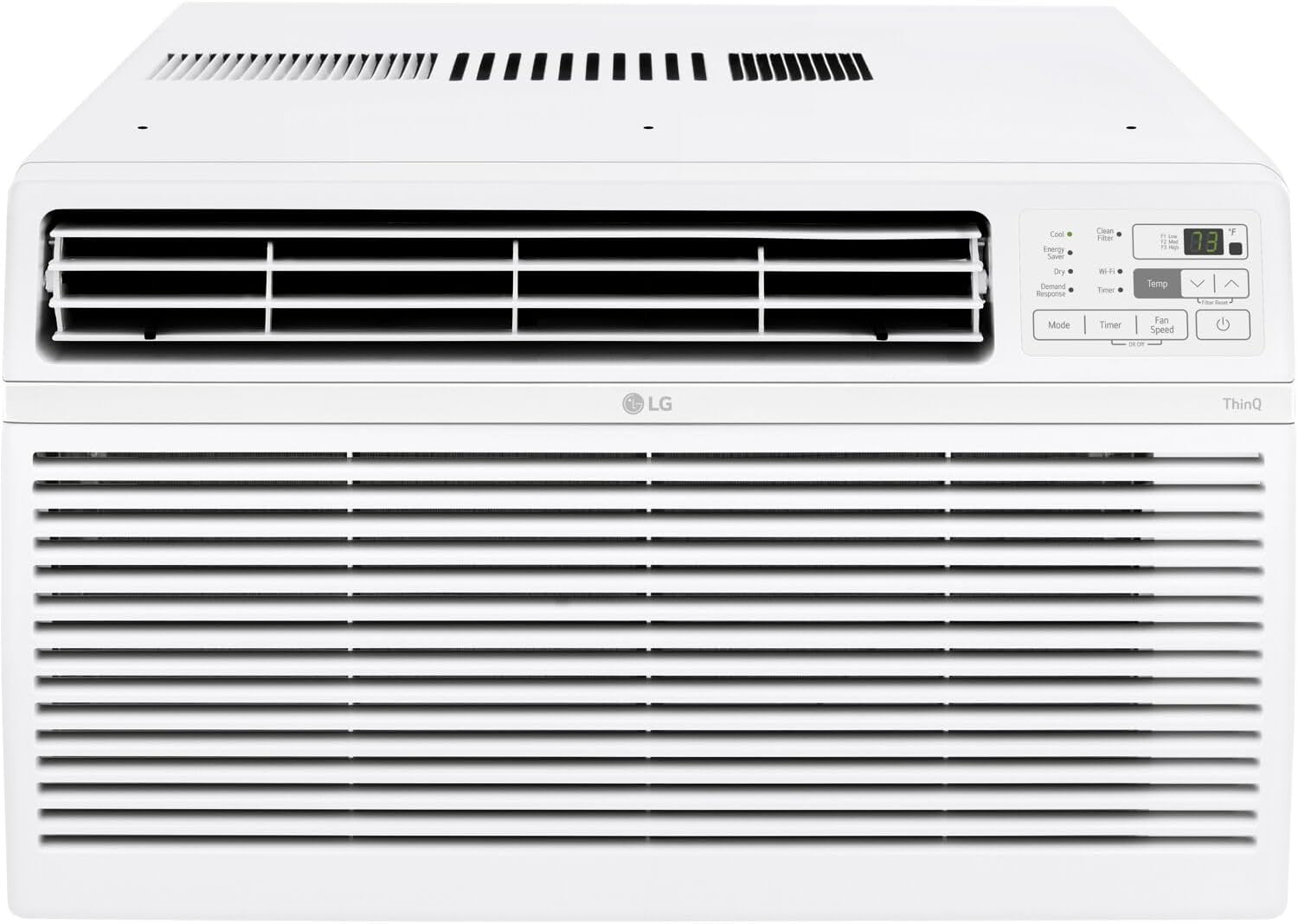 LG 14000 BTU Window Air Conditioners [2023 New] Remote Control WiFi Enabled App Ultra-Quiet Washable Filter Cools 800Sq.Ft for Large Room AC Unit air conditioner Easy Install White LW1521ERSM1