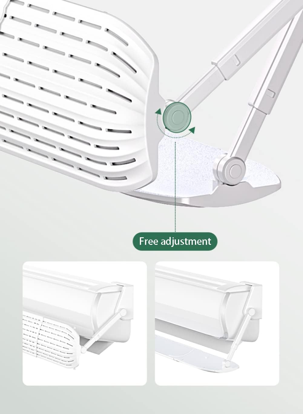 Mesh Air Conditioner Wind Deflector, Wall-Mounted Air Conditioner Universal Anti-Straight Blowing Deflector, Adjustable Angle