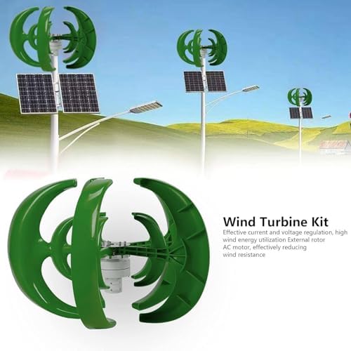 2000W Wind Turbine Generator Kit for Home – High-Efficiency Vertical & Horizontal Blades, Controller Included, Ideal for Renewable Energy Production & Sustainable Power Solutions