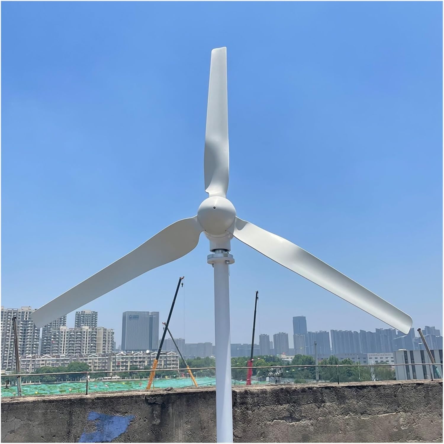 10000W Horizontal Wind Turbine Generator Kit 12V 48V 20000W Wind Turbine Generator for Home Use with Controller Industrial Energy(48V_20KW)