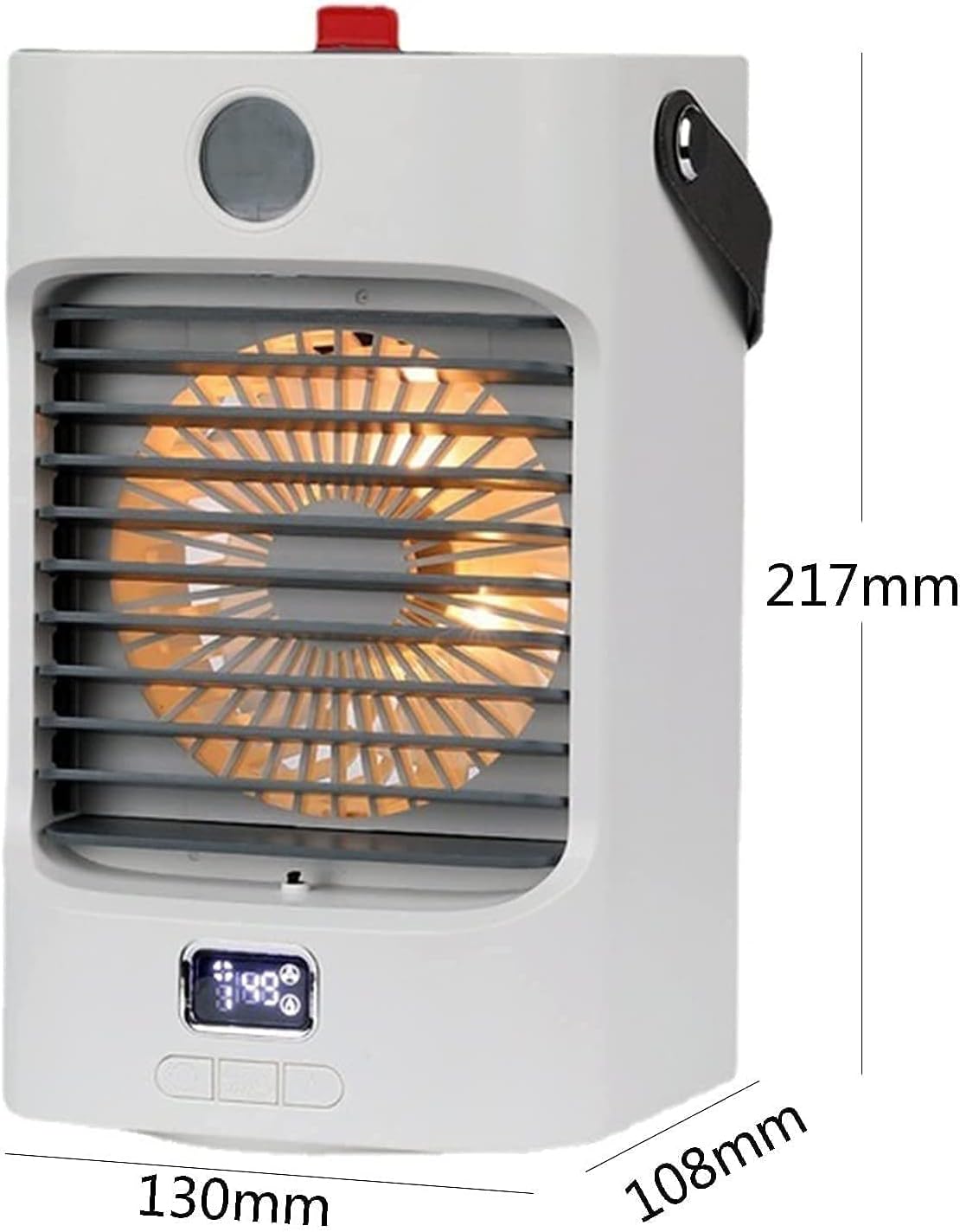 3-in-1 Portable Air Conditioner Fan, Personal Evaporative Cooler, USB Rechargeable Desktop Cooling Fan, Desk Cooling Fan for Bedroom, Dorm, Travel, Office