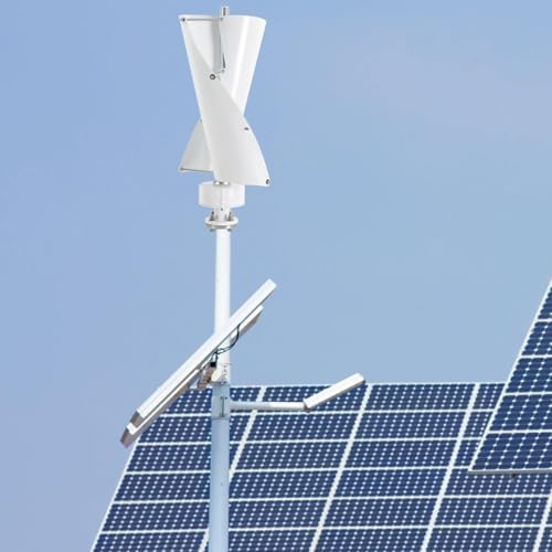 10000W Vertical Axis Wind Turbine Generator with MPPT Charge Controller for RV, Yacht, Farm - Efficient Small Wind Power System, 12V Renewable Energy Solution