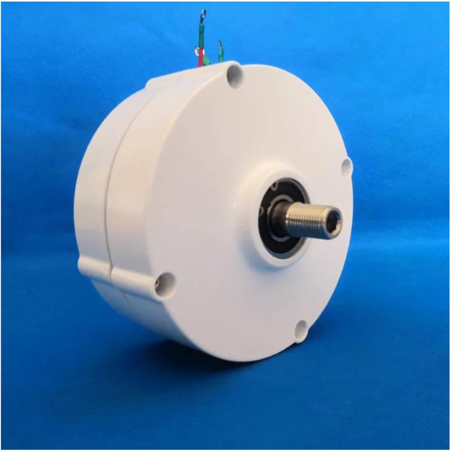 Low Speed 100W 200W 12V 24V Gearless Permanent Magnet Generator for Wind Turbines and Water Turbines Industrial Energy(Single Shaft,12V_200W)