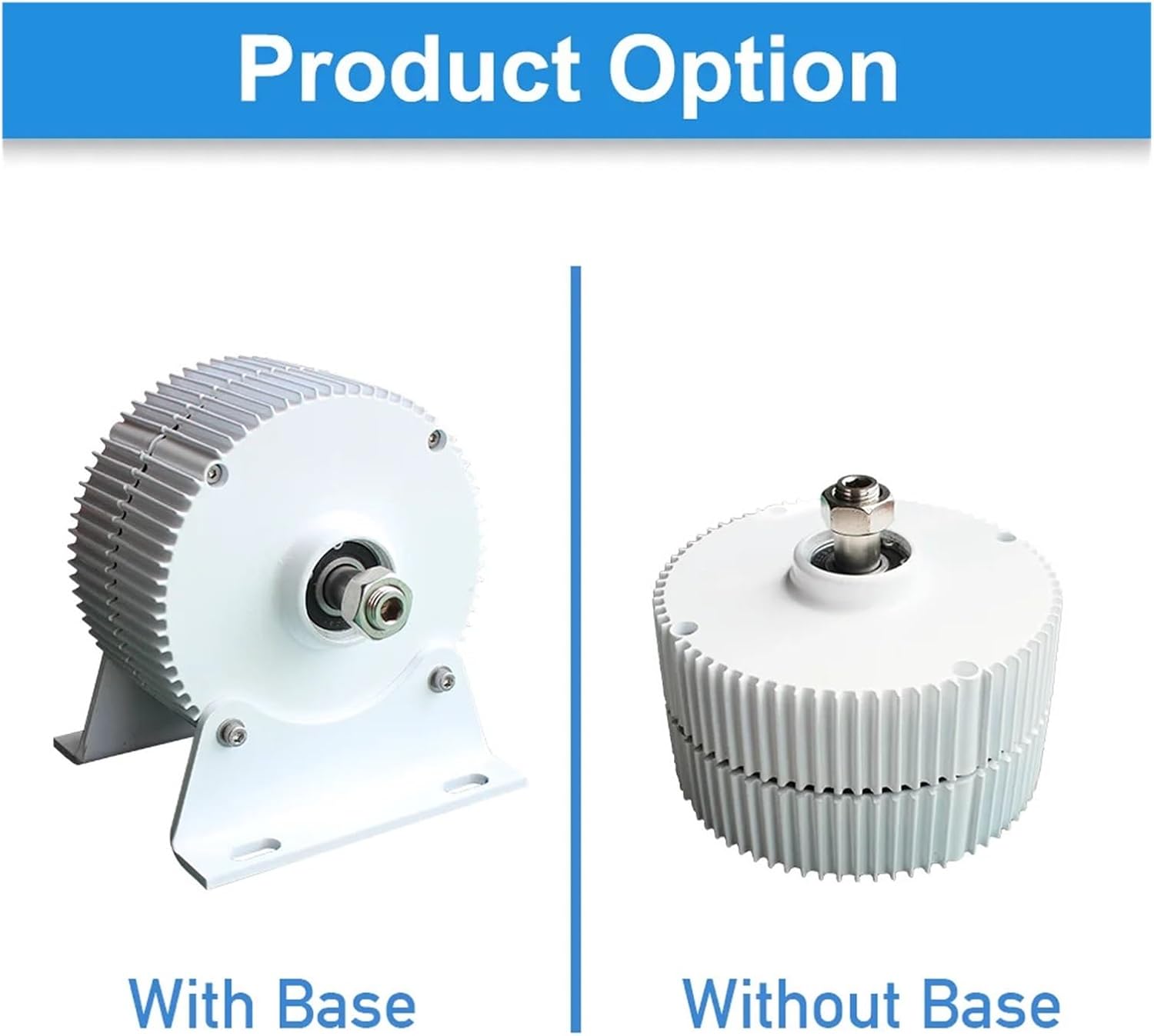 Wind Turbine Generator 1000W 1500W Wind Turbine Generator 12V 24V 48V Water Turbine Hydro tor Industrial Energy(with Base,24V_1500W)