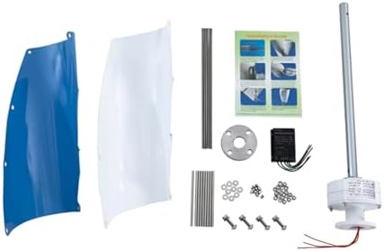 9000W Wind Turbine Generator with 2 Blades, 12V/24V/48V Power, Ideal for Farm, RV, Home - Hybrid Solar Charger System for Sustainable Energy Solutions