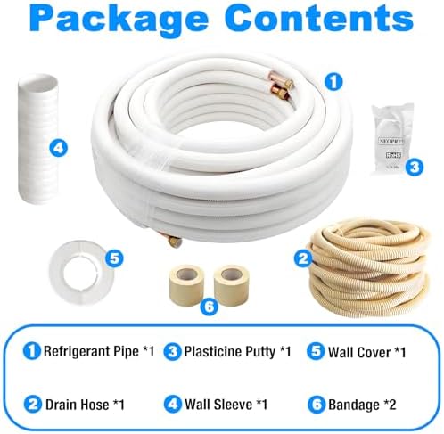 50 Ft Mini Split Line Set 1/4