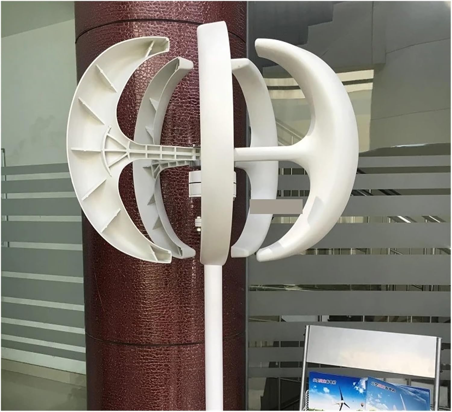 3000W 5000W 10000W Small Vertical Axis Wind Turbine Generator 8KW 12V 24V 48V Low Noise Windmill with MPPT for Farm RV Industrial Energy(White,48V_5KW)