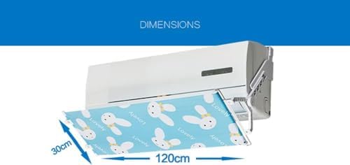 Adjustable air-Conditioning Wind Deflector, Universal for Indoor Office air conditioners,Butterfly