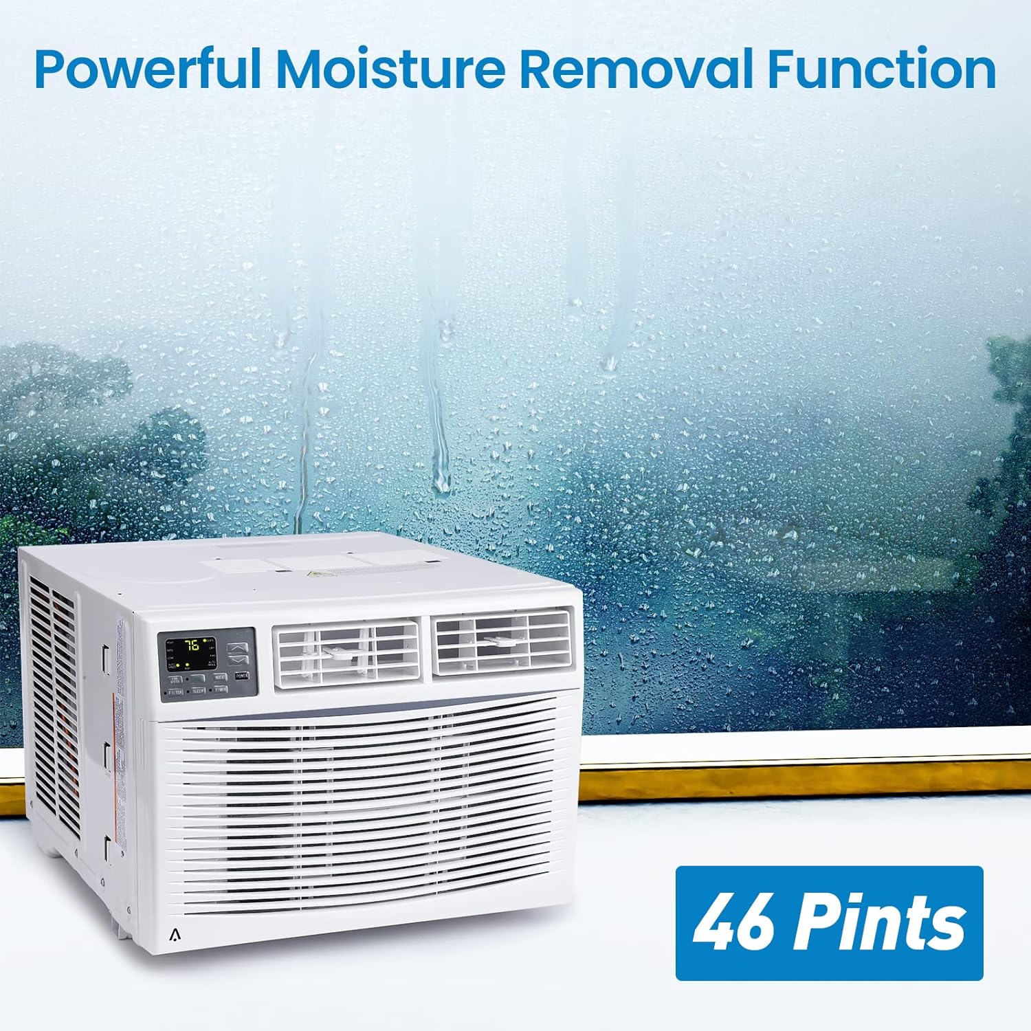 Acekool 10000 BTU Smart Window Air Conditioner, Window AC Unit with Remote/App Control and Dehumidification Function, Energy Savings, Quiet Operation, Cools 350 Sq.ft, 110-115V