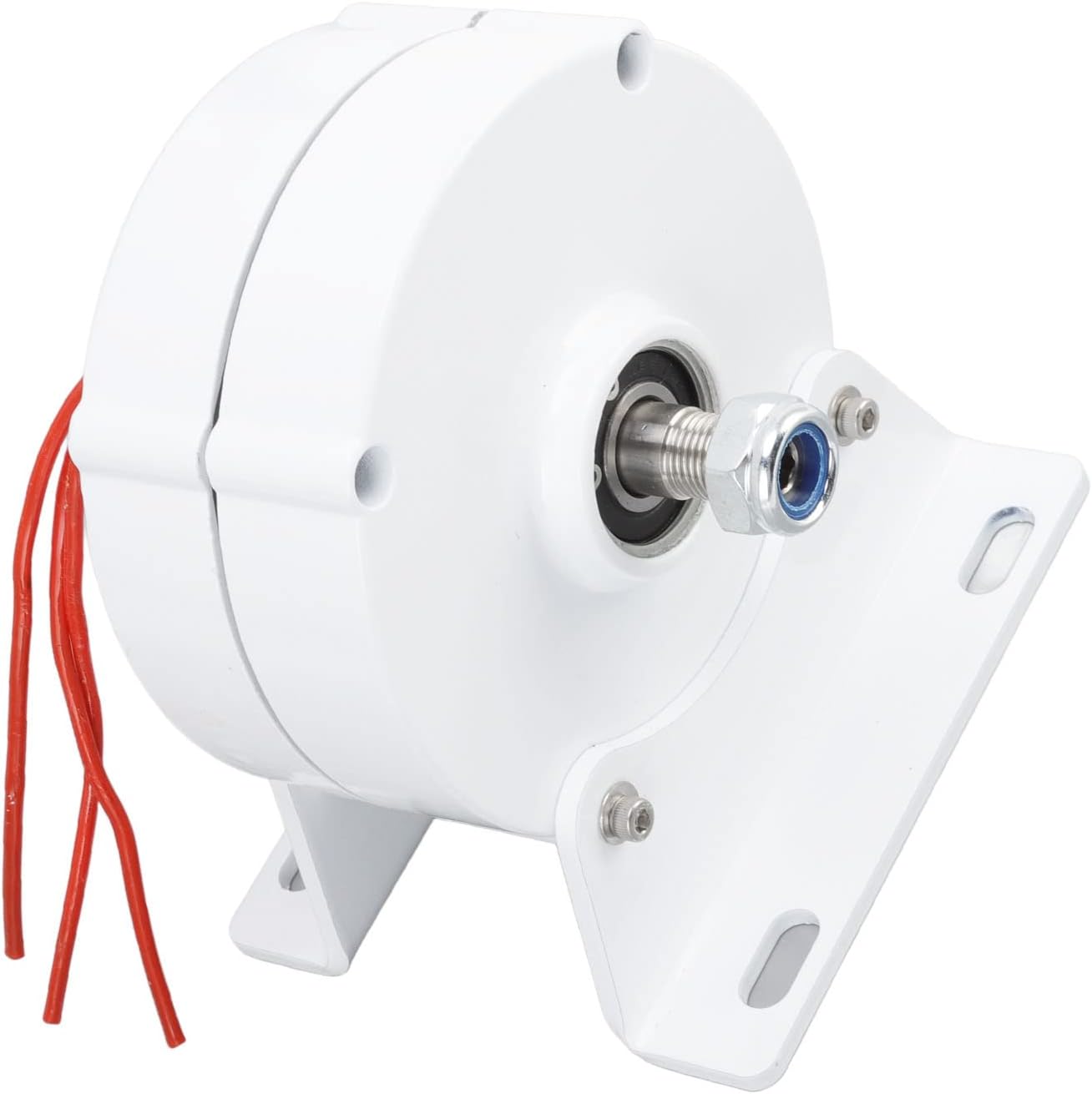 200W Three Phase Alternator, Low Speed Permanent Magnet Electric Motor Generator for Vertical Horizontal Wind Turbine (12V)