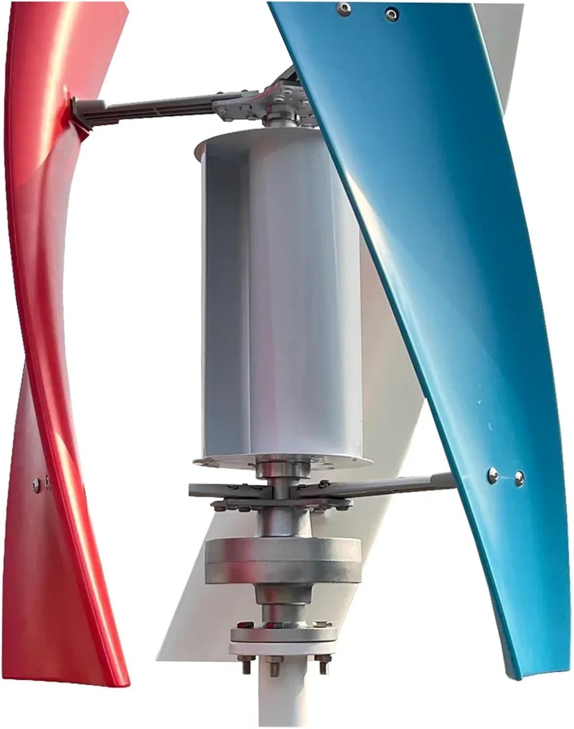 5000W 8000W 12V 24V 48V Vertical Wind Turbine Generator for Home Wind Power Windmill Permanent Maglev with MPPT Industrial Energy(White,12V_5KW)