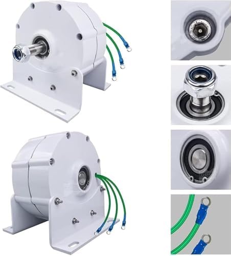 12000W Gearless Permanent Magnet Generator - 12V 24V 48V 120V 220V, Efficient Free Energy Motor for Wind & Water Turbines, Renewable Energy Solution