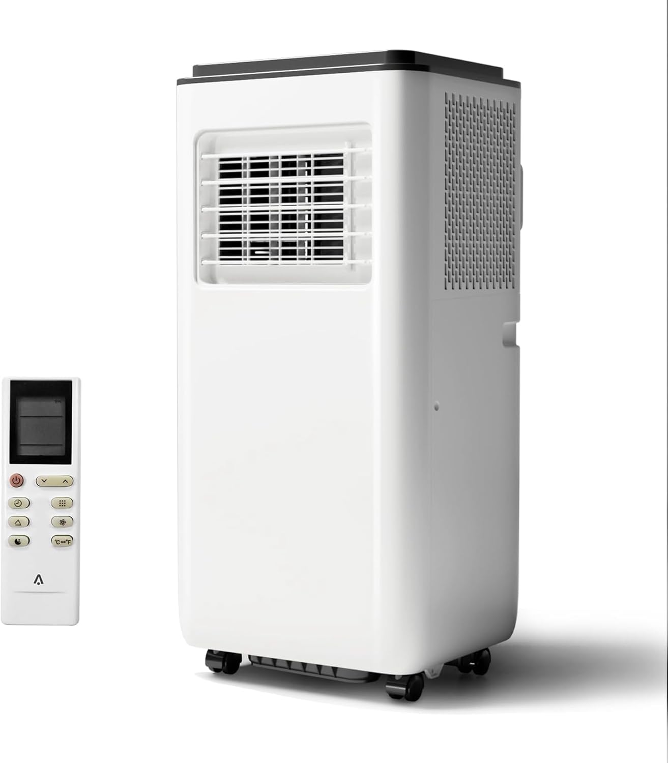 Portable Air Conditioner 8000 BTU, ASHRAE 3-In-1 Standing Air Conditioner with Air Cool & Dehumidifier & Fan Modes, Floor AC Unit or Room Up to 350 Sq. Ft, Portable AC with Remote Control