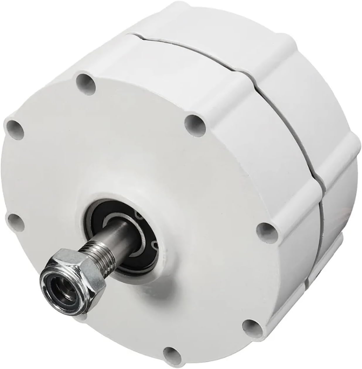 Wind Turbines, Three Phase Permanent Magnet nerator 500W PMG Alternator with DC Controller for Horizontal Or Vertical Wind Turbine(No Base,Double Shaft_48V)