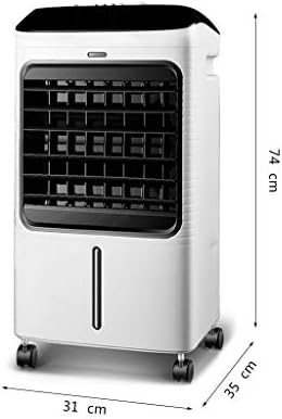 Portable Air Conditioner Fan Portable Air Cooler, Evaporative Humidifier Misting Small Air Conditioner Fan and Bladeless Noiseless Fan, for Office, Dorm, Room(Free Ice Tray)
