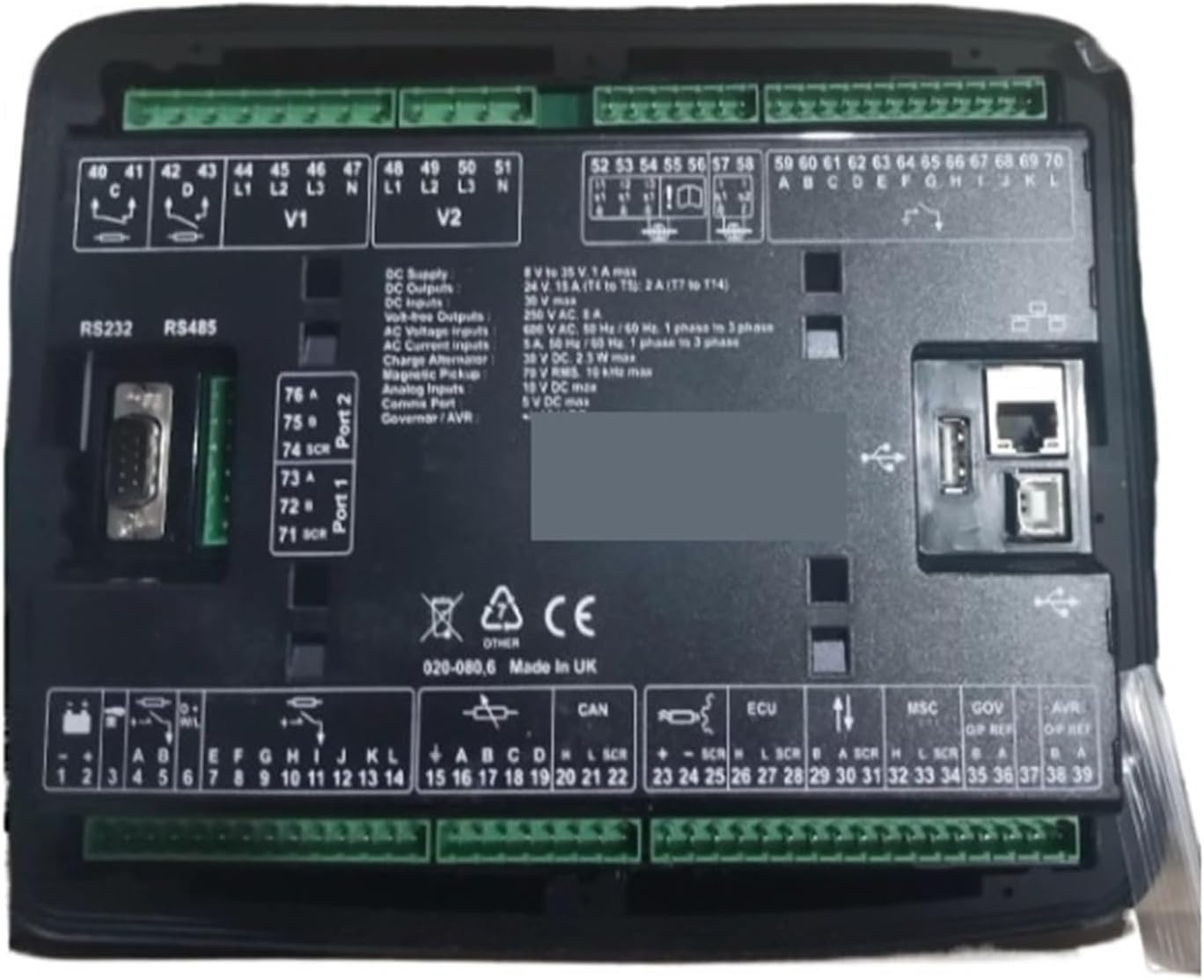DSE8610MKII Generator Controller Module for Industrial