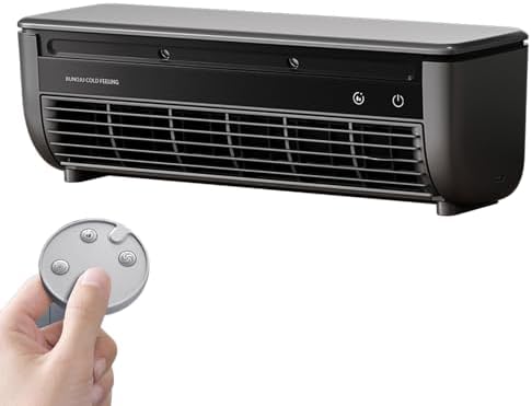 Portable Air Conditioner - Mini Cooling Fan with Wireless Charging, Ice Mist Ions for Rapid Cooling, Ideal for Home and Kitchen