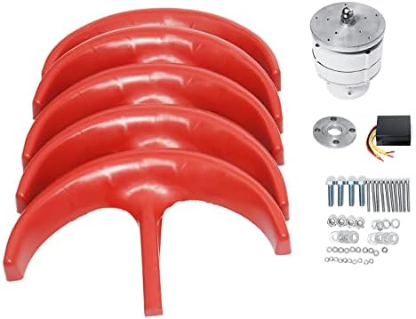 10000W Wind Turbine Kit - 48V/24V Vertical Axis Generator with MPPT Controller for Off-Grid Power System, Magnetic Levitation Technology, 12V Output