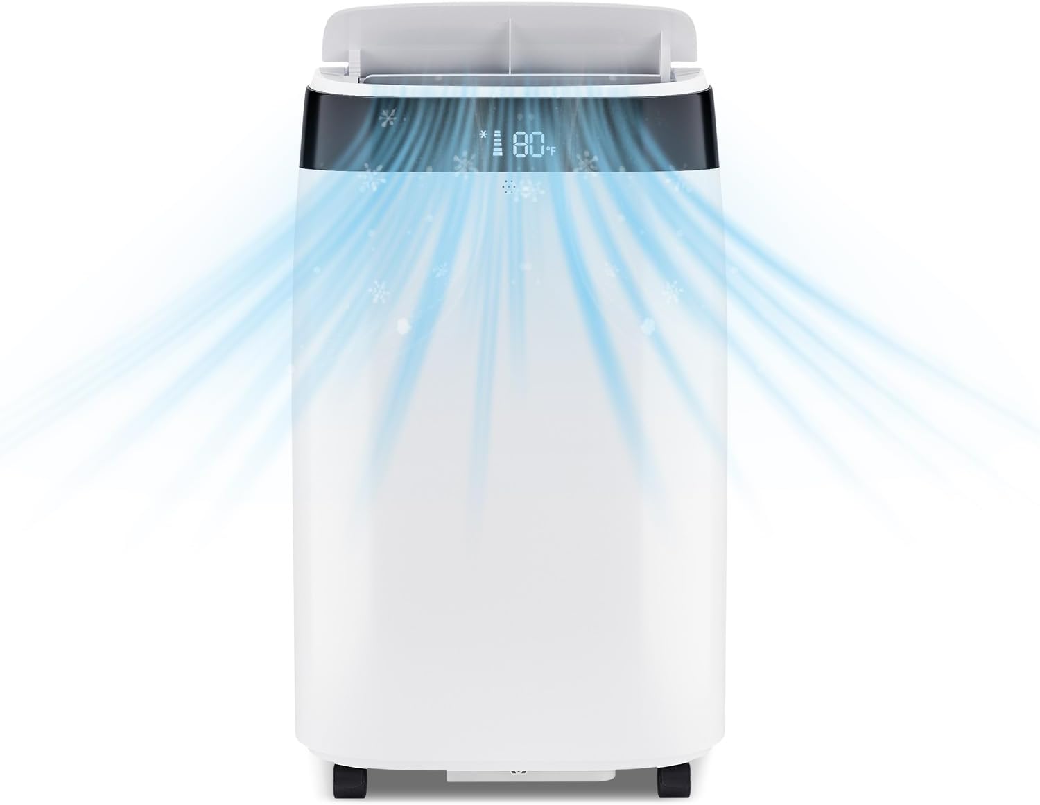 10000BTU Portable Air Conditioner, 450 Sq. Ft Coverage, 3-in-1 Floor Standing Cooling, Fan & Dehumidifier, with Digital Display, Remote Control, 24H Timer, Sleep Mode