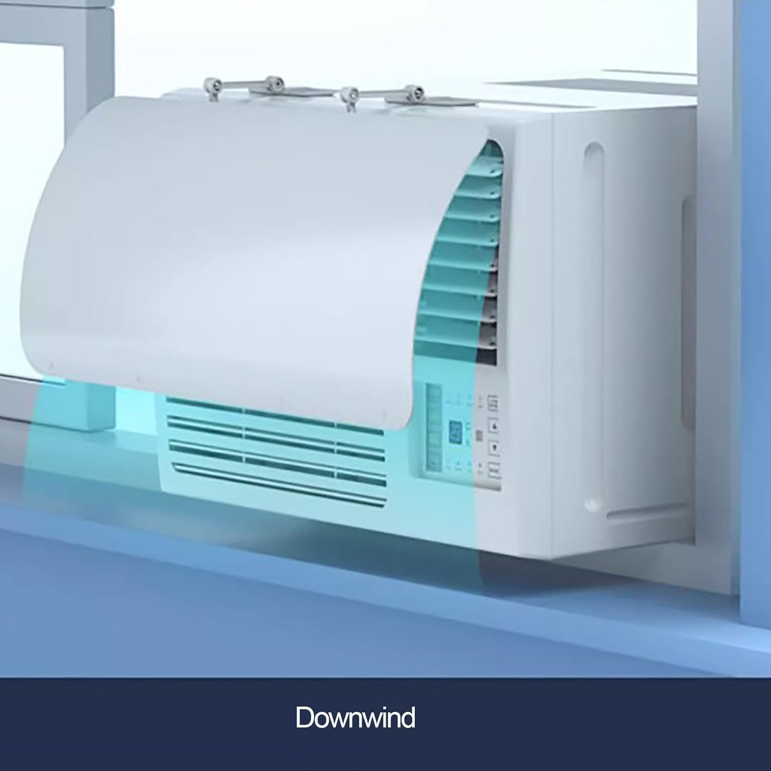 Window Air Conditioner Deflector,window Air Conditioner Side Panels,Prevent Direct Blowing Of Cold Air, Croppable.