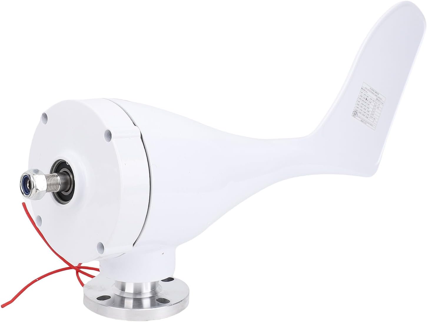 Jeanoko AC Wind Generator 800W Small Windmill Turbines for Patio Mobile Home Charging 6 Vane/Wing Generator (White #13)