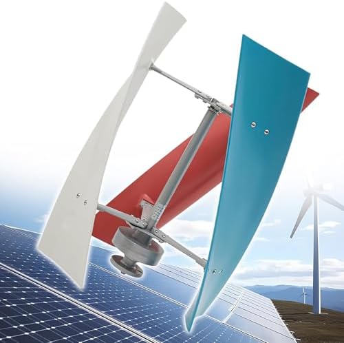 3000W/5000W Silent Vertical Wind Turbine Generator, 12V/24V/48V Magnetic Levitation with MPPT Controller, Ideal for Home & Street Lighting Solutions