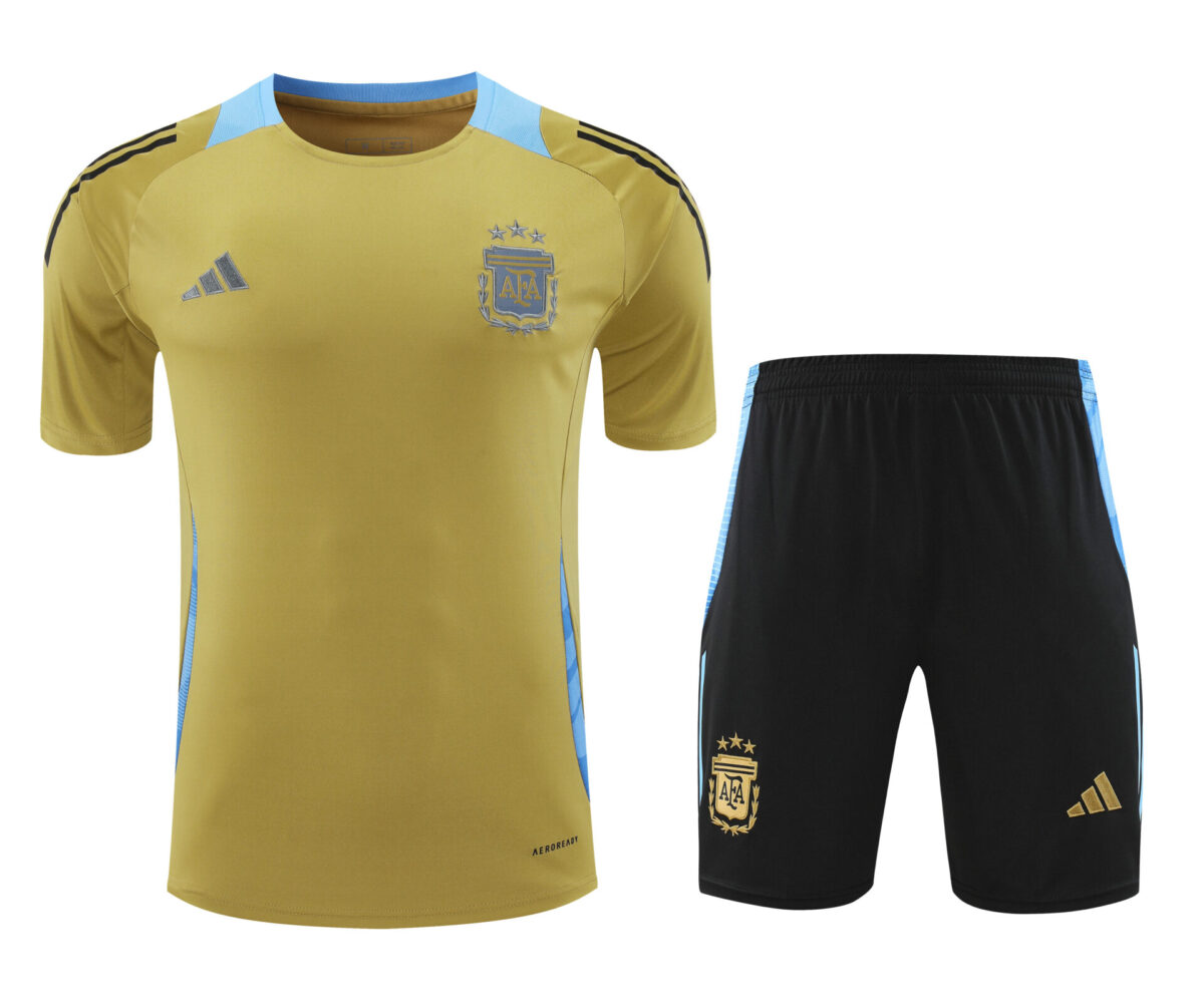 Conjunto de calentamiento Argentina oro - NewNow