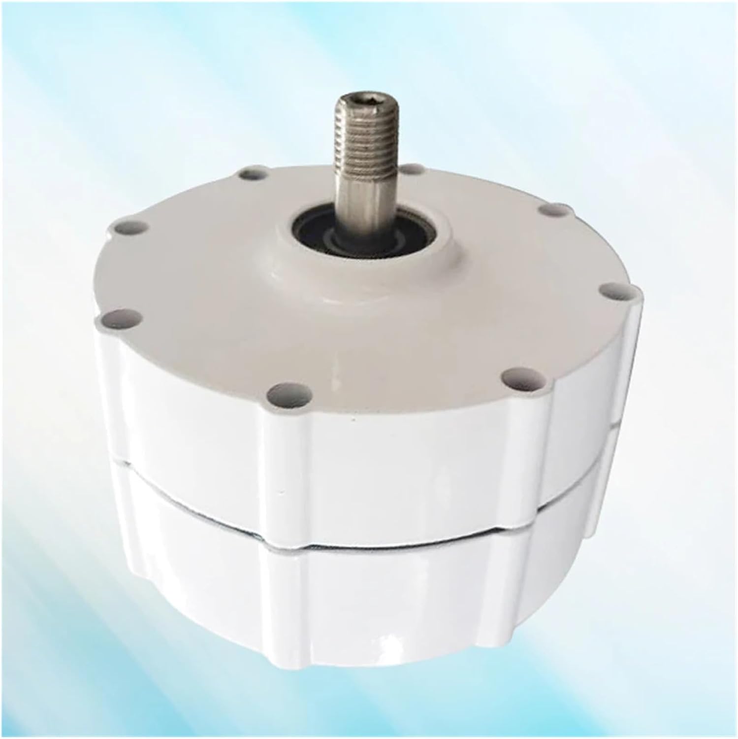 Wind Turbines, 5KW 12V 24V 48V Small Electric Generator for Windmills Dynamo Wind Water Turbine 5000W Gearless Permanent Magnet Generator(No Base,Single Shaft_24V_5KW)