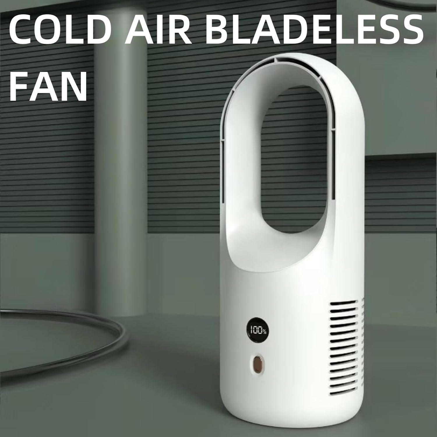 EKsma Portable Air Conditioner Cooling Fan, Quiet with 6 Speeds, Detachable aromatherapy module，Evaporative Personal Air Cooler Fan, Small Air Conditioner for Bedroom Office(Regular style)