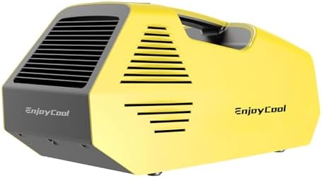 tent air conditioner for camping Camping，Portable Air Conditioners，air conditioners no windows needed，with 24V DC，Fast Cooling，air conditioners，Outdoor Air Conditioner portable（yellow）