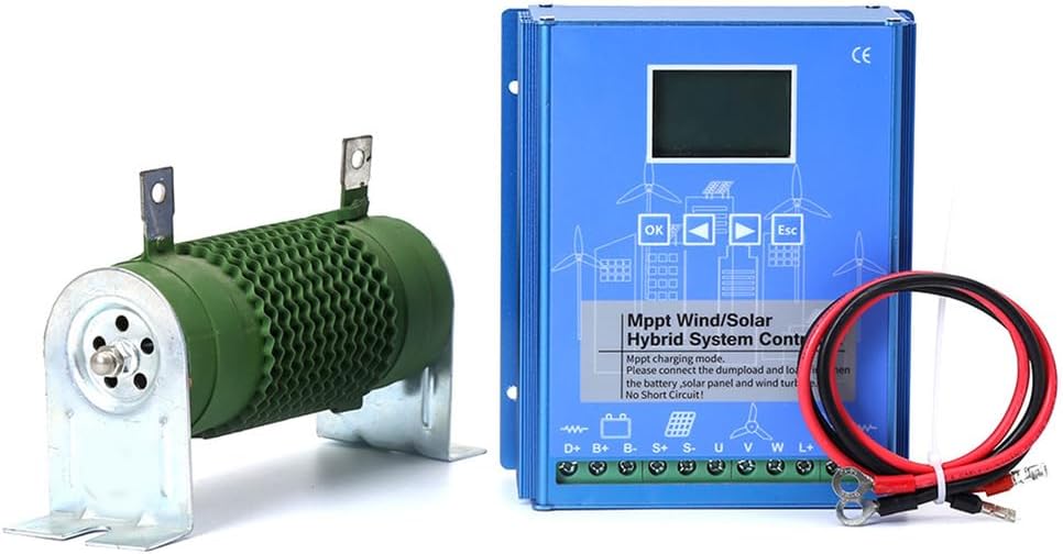 12000W Solar & Wind Hybrid System Double MPPT Charge Controller 12V 24V 48V Auto Regulator Home Use Wind Turbine Generator