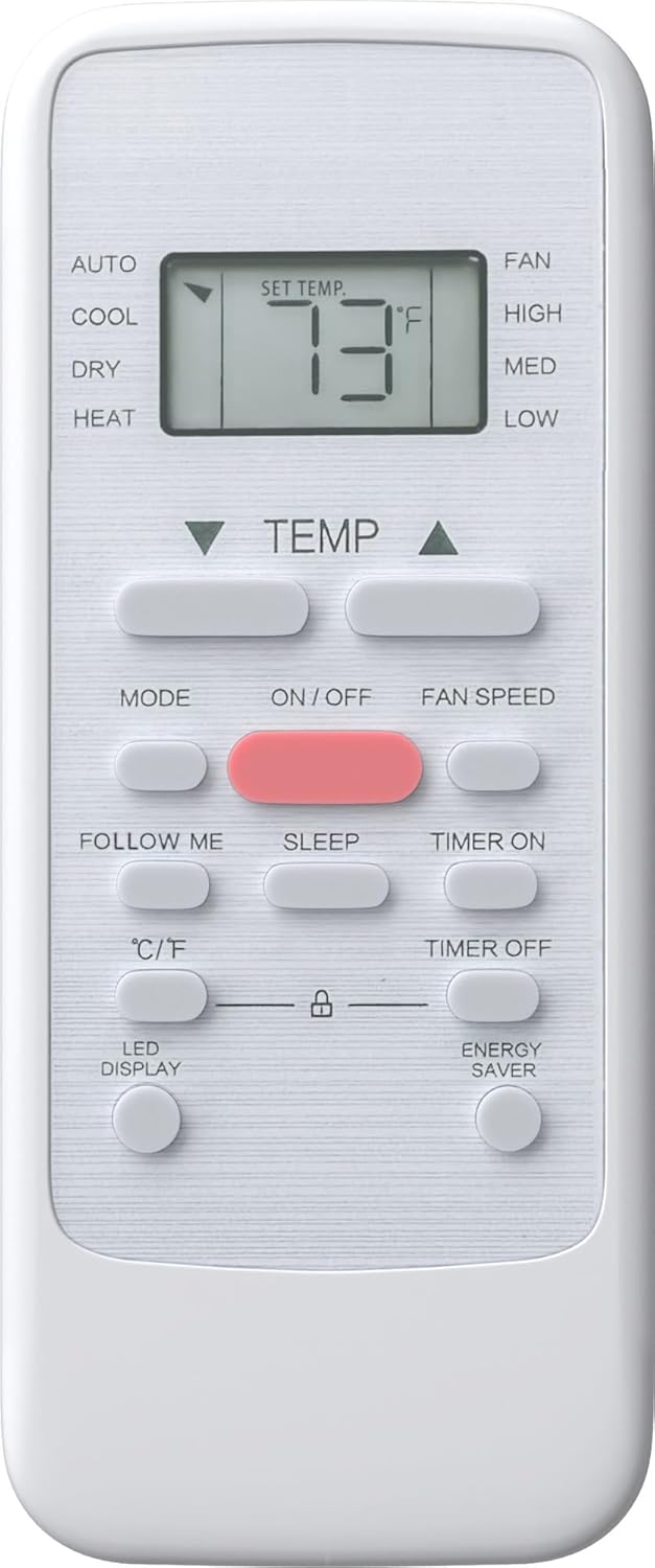 DRWHC081XNA1 8,000 BTU 115V Window Air Conditioner with 3500 BTU Supplemental Heating and Remote Control - White