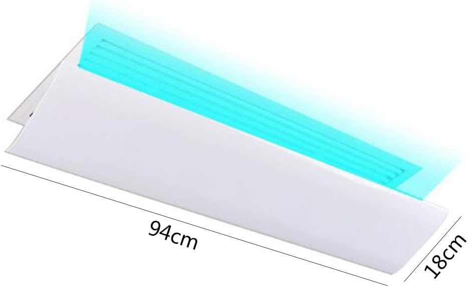 Air Conditioner Deflector For Ceiling Blind Shutter Air Conditioning,Air Deflector Angle Adjustable Anti Direct Blowing,Air-Con Deflectors For Home/Office,Lightweight Plastic,Easy To Install