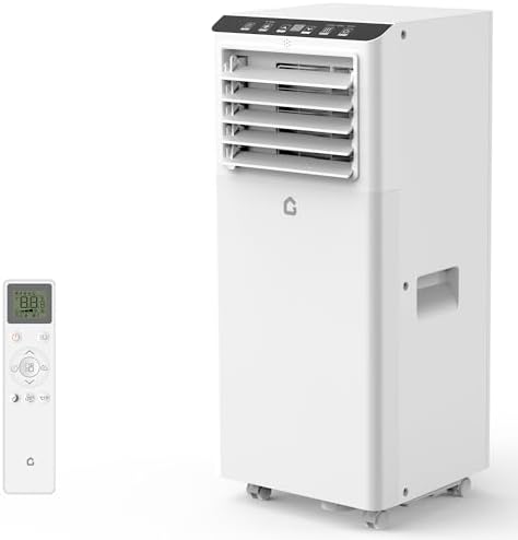 8,000 BTU Portable Air Conditioners, Portable AC Unit with Follow me Mode, Floor AC Unit up to 350 sq.ft, Remote Control, 24H Timer, Room Office Garage