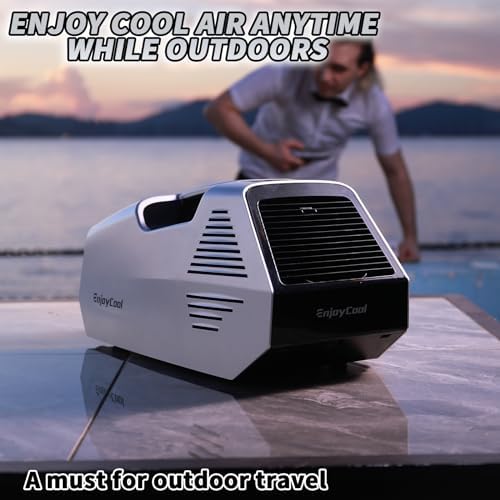 Tent Air Conditioner For Camping，220W Low Power，Consumption 2381Btu，Portable Air Conditioners，Fast Cooling Ac For vans and Rv camping tents fishing vehicles trucks outdoor indoor（blue）
