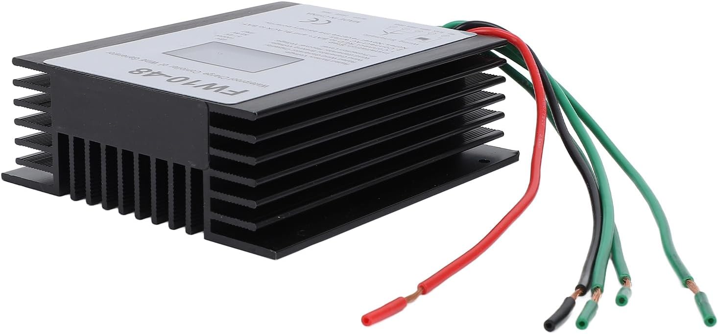 1000W Wind Turbine Charge Controller, Automatic Regulator 48V MPPT IP67 Water Proof with LED Display for Wind Turbine Generator