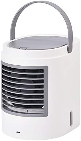 Cooling Fans USB Portable Air Conditioner Fan, 3 Speed Mini Personal Evaporative Air Cooler Small Desktop Cooling Fan with, Super Quiet Personal Table Fan Mini Evaporative Air Circulator Cooler